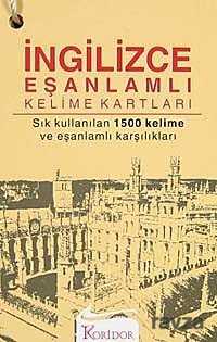 İngilizce Eşanlamlı Kelime Kartları - 1