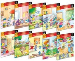 İngilizce Hikaye Seti (10 Kitap) İlkokul 1. Sınıf Karekod Dinlemeli - MK Publications