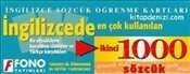 İngilizce İkinci 1000 Sözcük Kartları (Kutulu) - Fono Yayınları