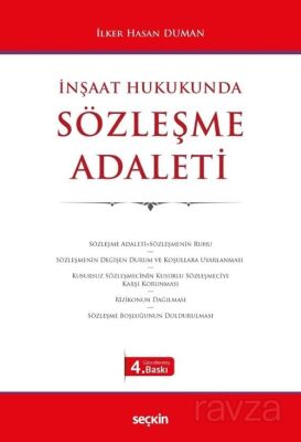 İnşaat Hukukunda Sözleşme Adaleti - 1