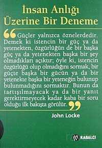 İnsan Anlığı Üzerine Bir Deneme - Kabalcı Yayınları