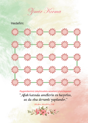 İntizam Defteri Bir Müslümanın Yıllık Planlayıcısı - 8