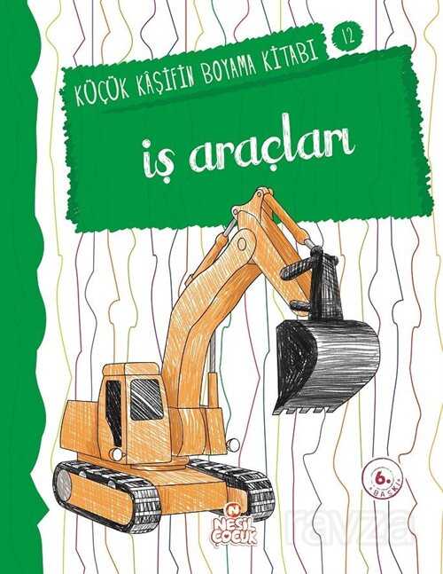 İş Araçları / Küçük Kaşifin Boyama Kitabı -12 - 1