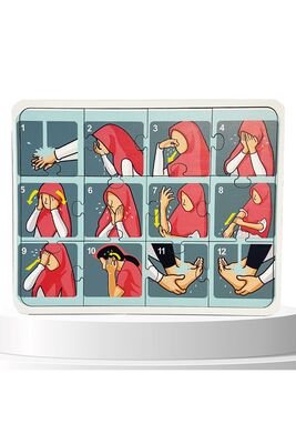 Islami Ögreniyorum Puzzle Serisi - 1 Ahsap Saglikli Oyuncak - 2