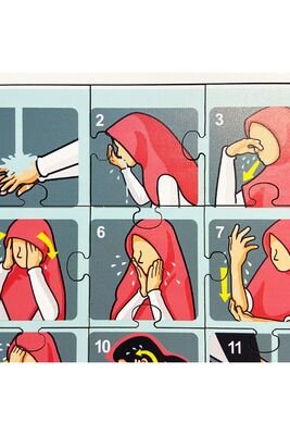 Islami Ögreniyorum Puzzle Serisi - 1 Ahsap Saglikli Oyuncak - 4