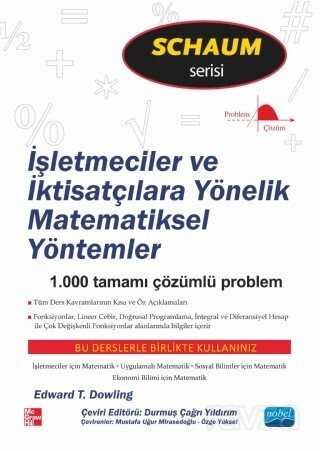 İşletmeciler ve İktisatçılara Yönelik Matematiksel Yöntemler - 1