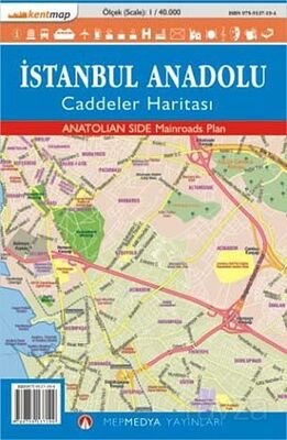 İstanbul Anadolu Caddeler Haritası - 1