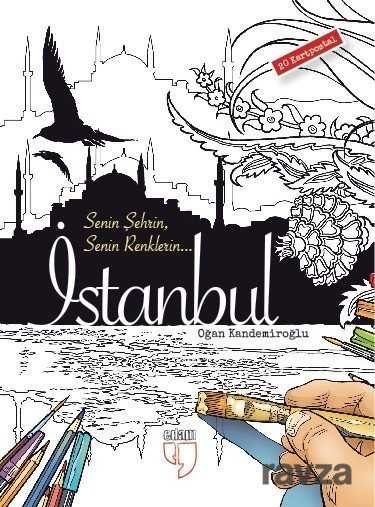 İstanbul Kartpostal Boyama (20 Adet Kartpostal) - 1