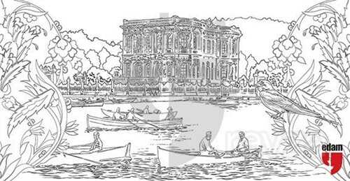 İstanbul Tablo Boyama Serisi 5 - Küçüksu - Edam Yayınları