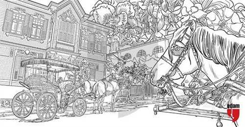 İstanbul Tablo Boyama Serisi 7 - Adalar - Edam Yayınları