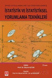 İstatistik ve İstatistiksel Yorumlama Teknikleri - Ekin Kitabevi Yayınları (Bursa)