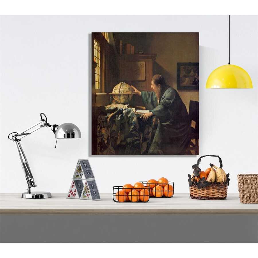 Johannes Vermeer The Astronomer Tablo |80 X 80 cm| - 1