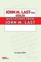 John M. Last'tan Sözler - Yazıt Yayıncılık (Ankara)