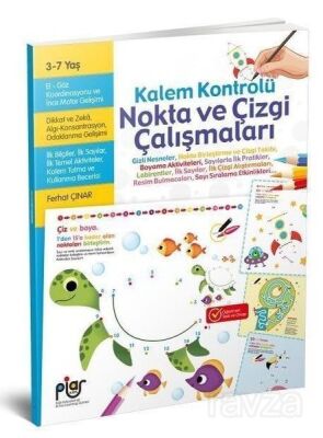 Kalem Kontrolü Nokta ve Çizgi Çalışmaları 3 - 7 Yaş - 1