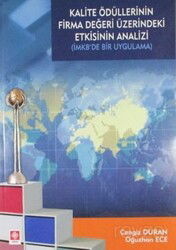 Kalite Ödüllerinin Firma Değeri Üzerindeki Etkisinin Analizi - Ekin Kitabevi Yayınları (Bursa)