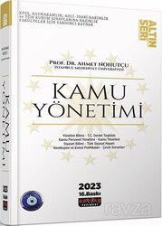 Kamu Yönetimi Konu Anlatımı - Savaş Yayınları