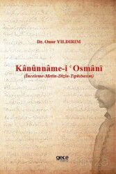 Kanûnname-i Osman? (İnceleme-Metin-Dizin-Tıpkıbasım) - Gece Kitaplığı