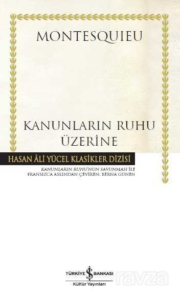 Kanunların Ruhu Üzerine (Karton Kapak) - İş Bankası Yayınları