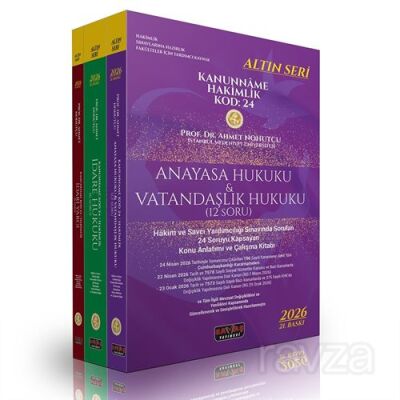 Kanunnme Hakimlik KOD:24 Konu Anlatımı 2026 - Savaş Yayınları