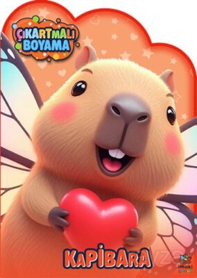 Kapibara Zamanı Çıkartmalı Boyama Kitabı - 1