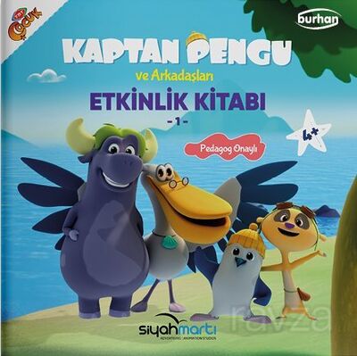 Kaptan Pengu ve Arkadaşları Etkinlik Kitabı 4+ Yaş - 1