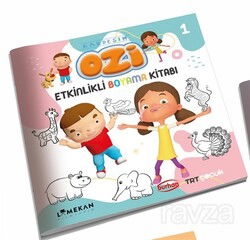 Kardeşim Ozi Etkinlikli Boyama Kitabı 1 - Burhan Yayınları