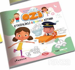 Kardeşim Ozi Etkinlikli Boyama Kitabı 4 - Burhan Yayınları