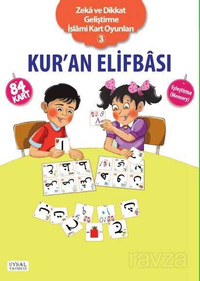 Kur'an Elifbası Eşleştirme Oyunu Zeka ve Dikkat Geliştirme - 3 (Kod: 53) - Uysal Yayınları (İstanbul)