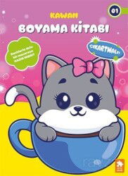 Kawaii Boyama Kitabı 1 - Eksik Parça Çocuk