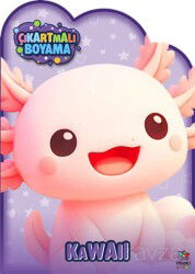 Kawaii Zamanı Çıkartmalı Boyama Kitabı - İthaki Çocuk