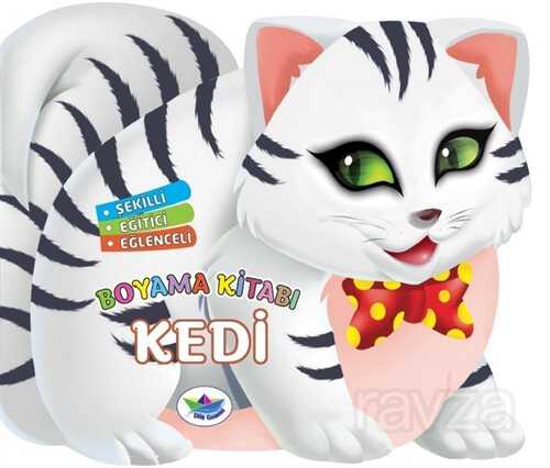 Kedi / Şekilli, Eğitici, Eğlenceli Boyama Kitabı - 1