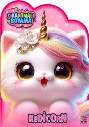 Kedicorn Zamanı Çıkartmalı Boyama Kitabı - İthaki Çocuk