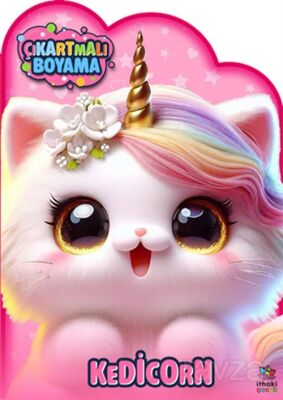 Kedicorn Zamanı Çıkartmalı Boyama Kitabı - 1