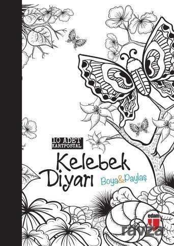 Kelebek Diyarı (10 Kartpostal) - Edam Yayınları