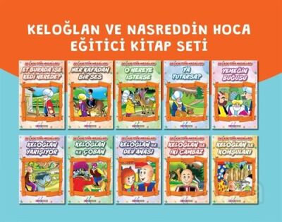 Keloğlan ve Nasreddin Hoca Eğitici Kitap Seti (10 Kitap) - 1