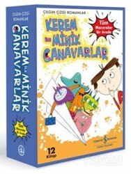 Kerem İle Minik Canavarlar Seti (12 Kitap) - İş Bankası Yayınları