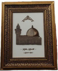 Kible Mescidi Ahsap Tablo Kalin Çerçeve - Moonbeavers Ahsap Oyuncak