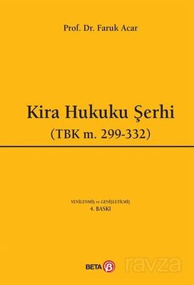 Kira Hukuku Şerhi (TBK m.299-332) - 1