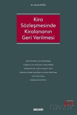 Kira Sözleşmesinde Kiralananın Geri Verilmesi - 1