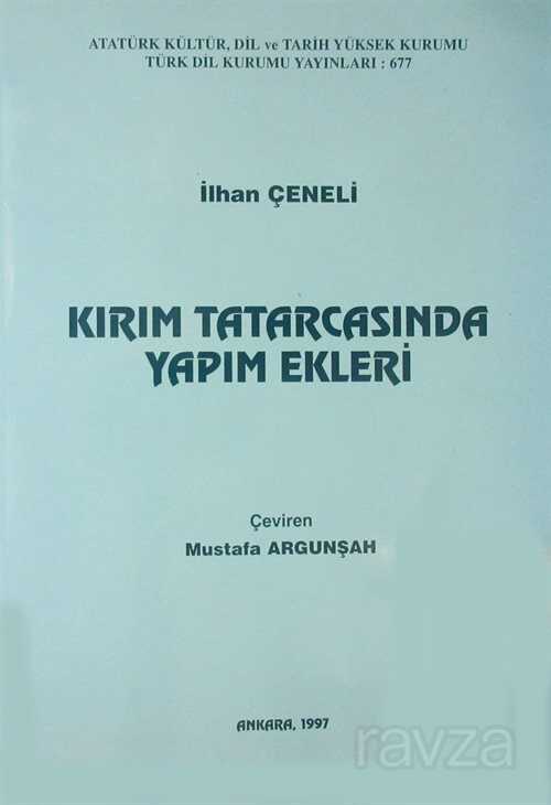 Kırım Tatarcasında Yapım Ekleri - 1