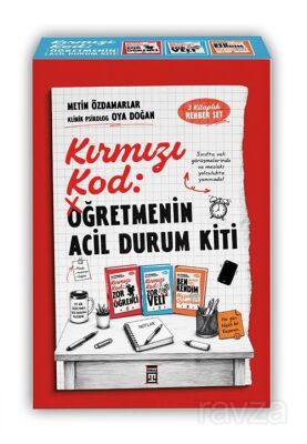 Kırmızı Kod: Öğretmenin Acil Durum Kiti (Set 3 Kitap) - Timaş Yayınları