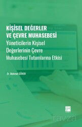 Kişisel Değerler ve Çevre Muhasebesi - Gazi Kitabevi