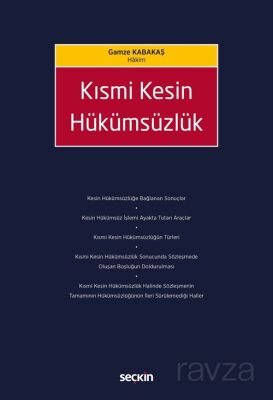 Kısmi Kesin Hükümsüzlük - 1