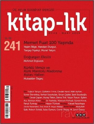 Kitap-lık 241 Ocak-Mart 2026 Memet Fuat 100 Yaşında - 1