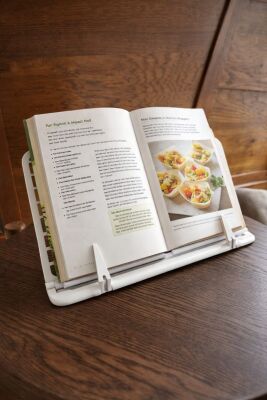 Kitap ve Tablet Standi Beyaz + Ayraç Hediyeli - 3