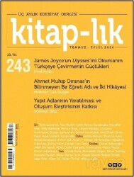 Kitaplık 243 / Temmuz - Eylül 2026 - Yapı Kredi Yayınları (Dergi)