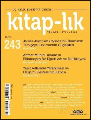 Kitaplık 243 / Temmuz - Eylül 2026 - 1