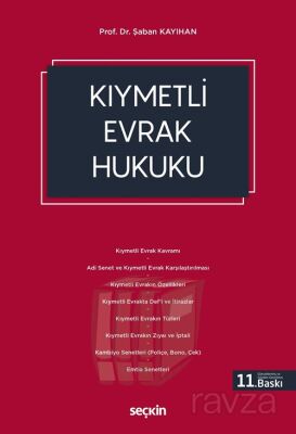 Kıymetli Evrak Hukuku - 1