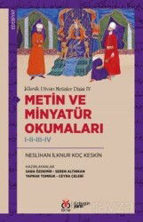 Klasik Divan Metinler Dizisi IV / Metin ve Minyatür Okumaları I-II-III-IV - DBY Yayınları