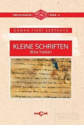 Kleine Schriften (Kısa Yazılar) - 1